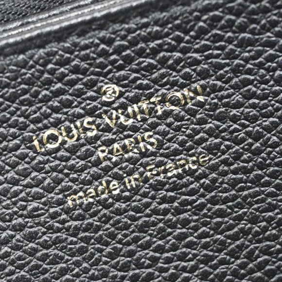 LOUIS VUITTON LV Zippy Long Wallet Monogram Empreinte Balck M93435 76KB293 - Picture 12 of 13